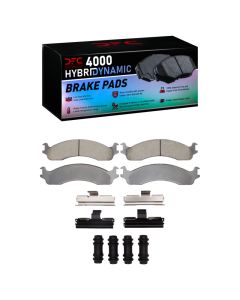 DFC 95-07 Ford F-350 2WD (Excl Super Duty) Front 4000 HybriDynamic Brake Pads and Hardware Kit - 4000-0655-01