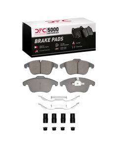 DFC 06-18 Jaguar XK Front 5000 Advanced Low Metallic Brake Pads and Hardware Kit - 1551-1241-01