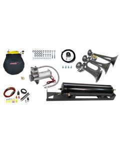 Kleinn 17-22 Ford F-250/ F-350/ F-450 Onboard Air System w/ Model 230 Horns - SDKIT17-230STL