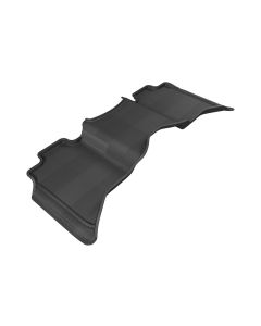 3D MAXpider 2009-2020 Dodge Ram 1500/2500/3500 Crew Cab Kagu 2nd Row Floormats - Black - L1DG01721509
