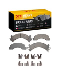 DFC 88-97 Chevrolet W3500 Gas Engine Front Heavy Duty Pads and Hardware Kit - 1214-0546-01