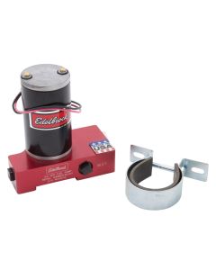 Edelbrock Fuel Pump Electric Quiet-Flo Carbureted 120GPH 3/8In In 3/8In Out 120 GPH Red - 182051