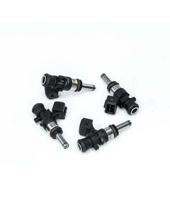 Deatschwerks Bosch EV14 Universal 40mm Compact Matched Set of 4 Injectors 1250cc (Extended Nozzle) - 16MX-00-1250-4