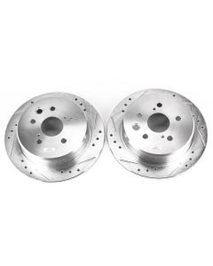 Power Stop 06-15 Lexus IS250 Rear Evolution Drilled & Slotted Rotors - Pair - JBR1151XPR
