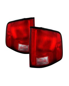 xTune Chevy S10 94-04 w/ Black Edge OE Style Tail Lights OEM ALT-JH-CS1094-OE-RC - 9029790