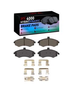 DFC 02-05 Hyundai Elantra Front 4000 HybriDynamic Brake Pads and Hardware Kit - 4000-0941-01