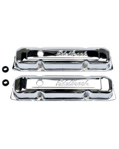 Edelbrock Valve Cover Signature Series Chrysler 1958-1979 361-440 V8 Chrome - 4491