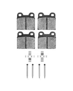 DFC 63-78 BMW 530I Front/Rear 5000 Advanced Low Metallic Brake Pads and Hardware Kit - 1551-0030-02