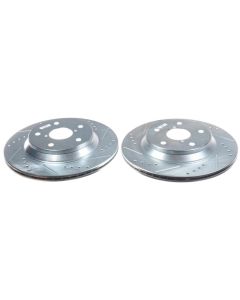Power Stop 19-21 Subaru Forester Rear Evolution Drilled & Slotted Rotors - Pair - JBR1788XPR