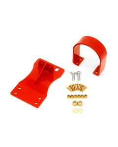 BMR 10-15 5th Gen Camaro V8 Auto Front Driveshaft Safety Loop - Red - DSL015R