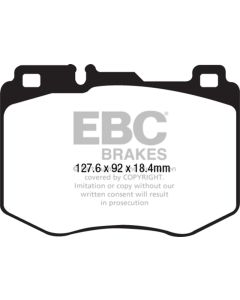 EBC 15-16 Mercedes-Benz C400 (W205) 3.0 Twin Turbo 4-Matic Redstuff Front Brake Pads - DP32210C