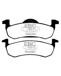 EBC 07-09 Ford Expedition 5.4 2WD Yellowstuff Rear Brake Pads - DP41804R