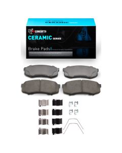 R1 1993-2024 Lexus GX460 Rear R1 Ceramic Pads & Hardware Kit - 2310-0606-01
