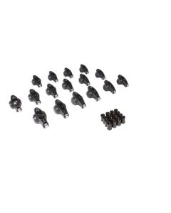COMP Cams Rocker Arms 1.52 Ratio 3/8" Stud Steel Construction Black Finish Fits Small Block Chevy 1955-1986 - 1601-16