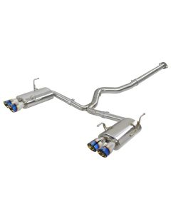 aFe Takeda 3in 304 SS Cat-Back Exhaust System 15-18 Subaru WRX/WRX STI H4-2.0/2.5L (t) - 49-36801-L