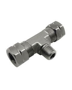 Nitrous Express 3/8 Compression x 1/8 Male NPT Branch T - 16096