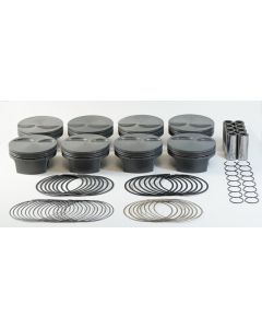 Mahle MS Piston Set GM LS 429ci 4.130in Bore 4in Stk 6.125in Rod .927 Pin -3cc 12.2 CR Set of 8 - 930221630