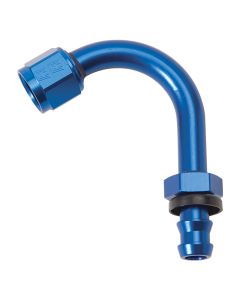 Russell Performance -8 AN Twist-Lok 120 Degree Hose End (1-1/4in Radius) - 624270