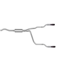 Gibson 01-05 Ford Ranger XL 2.3L 1.75in Cat-Back Dual Split Exhaust - Aluminized - 9508