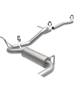 MagnaFlow 12-14 Jeep Wrangler 3.6L Single Straight Rear P/S Exit Stainless C/b Perf Exhaust-Comp - 15118