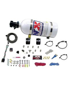 Nitrous Express All Sport Compact EFI Single Nozzle Nitrous Kit (35-50-75HP) w/10lb Bottle - 20923-10