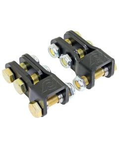 RockJock Antirock Double Shear End Link Bracket Kit Arm Length Ext. 1.5in up to 1.25in Link Offset - RJ-201000-101