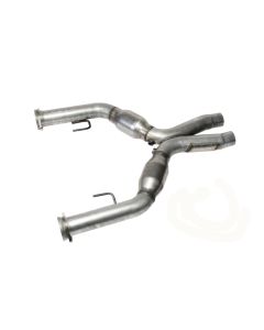 BBK 05-10 Mustang 4.6 Short Mid X Pipe With Catalytic Converters 2-3/4 For BBK Long Tube Headers - 1637