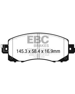 EBC 18+ Subaru Crosstrek 2 Ultimax Front Brake Pads - UD2045