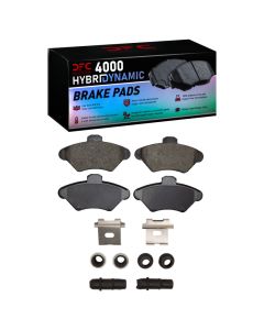 DFC 93-98 Ford Thunderbird Front 4000 HybriDynamic Brake Pads and Hardware Kit - 4000-0600-01