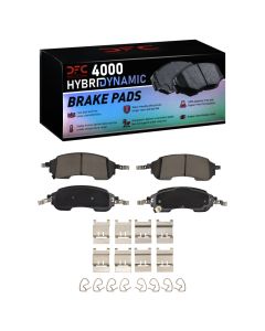 DFC 21-25 Ford Ranger (USA/Canada) Rear 4000 HybriDynamic Brake Pads and Hardware Kit - 4000-2414-01