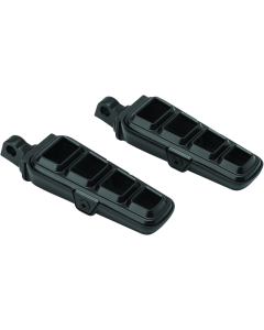 Satin Black Kuryakyn Dillinger Pegs - Male Mount Adapter