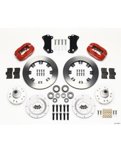 Wilwood Forged Dynalite Front Kit 12.19in Red Heidts Tri -5 2 inch Drop Spindle - 140-12306-R
