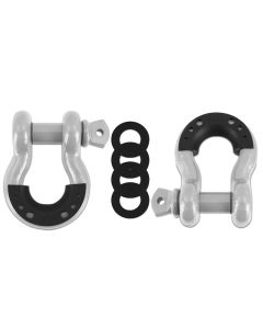 Borne Off-Road Borne D-Ring Shackle Set Grey - BNDR-GR