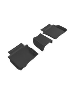 3D MAXpider 2017-2019 Buick Lacrosse Kagu 2nd Row Floormats - Black - L1BC03321509
