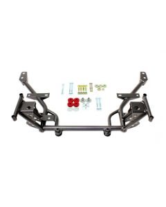 BMR 05-14 S197 Mustang K-Member w/ STD. Motor Mounts and STD. Rack Mounts - Black Hammertone - KM018H