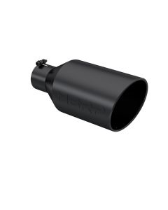 MBRP Black Coated 8" O.D. Rolled End 4" Inlet 18" Length Exhaust Tip - T5128BLK