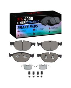 DFC 10-24 Jaguar XKR-S Front 4000 HybriDynamic Brake Pads and Hardware Kit - 4000-1448-01