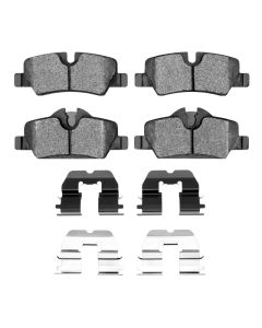 DFC 15-22 Mini Cooper (Excl Clubman) Rear 5000 Advanced Low Metallic Brake Pads and Hardware Kit - 1552-1800-01