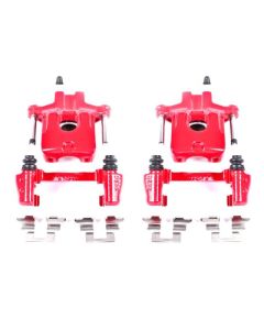 Power Stop 05-07 Toyota Avalon Rear Red Calipers w/Brackets - Pair - S2696