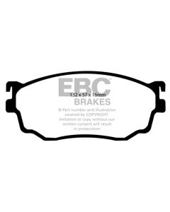 EBC 03-04 Mazda Protege 2.0 Turbo (Mazdaspeed) Greenstuff Front Brake Pads - DP21411