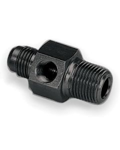 Moroso Fuel Pressure Gauge Fitting - 3/8in NPT Male to -6An Male - 65315
