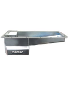 Moroso GM LS Swap/Early F-Body (w/Rear Sump & Remote Oil Filter Adapter) Wet Sump 6in Steel Oil Pan - 20149