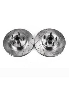 Power Stop 01-03 Ford Explorer Sport Front Evolution Drilled & Slotted Rotors - Pair - AR8585XPR
