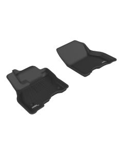 3D MAXpider 2013-2019 Nissan Leaf Kagu 1st Row Floormat - Black - L1NS09311509
