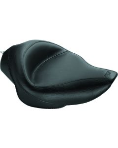 Mustang 04-21 Harley Sportster 3.3 GAL Wide Touring Solo Seat - Black - 76148