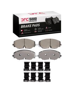 DFC 18-25 Volkswagen Atlas/Atlas Cross Sport Front 5000 Advanced Ceramic Brake Pads and Hardware Kit - 1551-2074-01