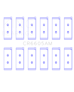 King Engine Bearings Toyota 5ME/5MGE/7MGE/7MGTE (Size +1.0) Rod Bearing Set - CR6605AM1.0