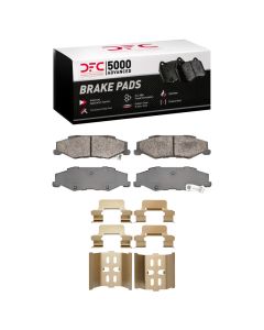 DFC 97-13 Cadillac XLR Rear 5000 Advanced Semi Metallic Brake Pads and Hardware Kit - 1551-0732-01