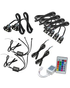 Oracle 15-21 Dodge Charger RGB+W DRL Headlight DRL Kit - ColorSHIFT w/ Simple Cntrl - 1443-504