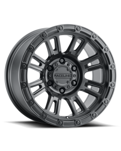 Raceline 956B Compass 17x9in / 8x170 BP / -12mm Offset / 125.2mm Bore - Satin Black Wheel - 956B-79081-12